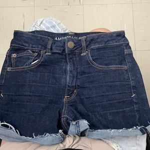 American Eagle Dark Denim Shorts